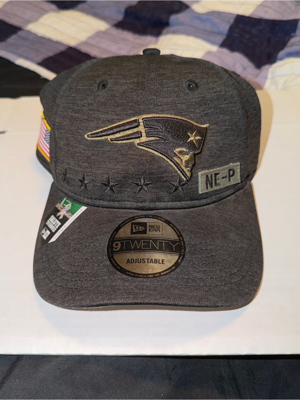 New New England Patriots Salute to Service 9TWENTY Adjustable Hat